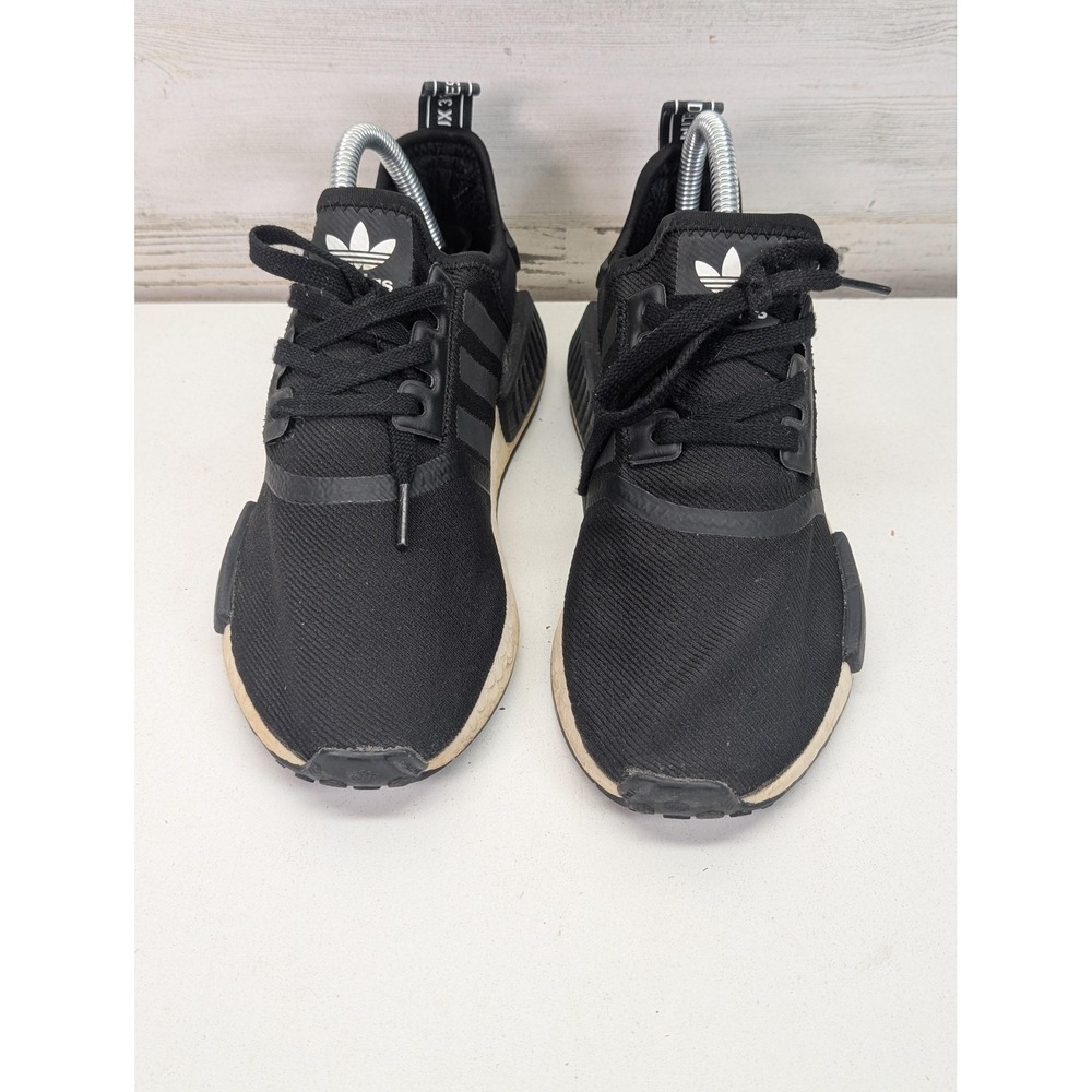 Adidas NMD_R1 Shoes Mens Size 5.5 Black Boost‎ Running Athletic Sneakers EG9362